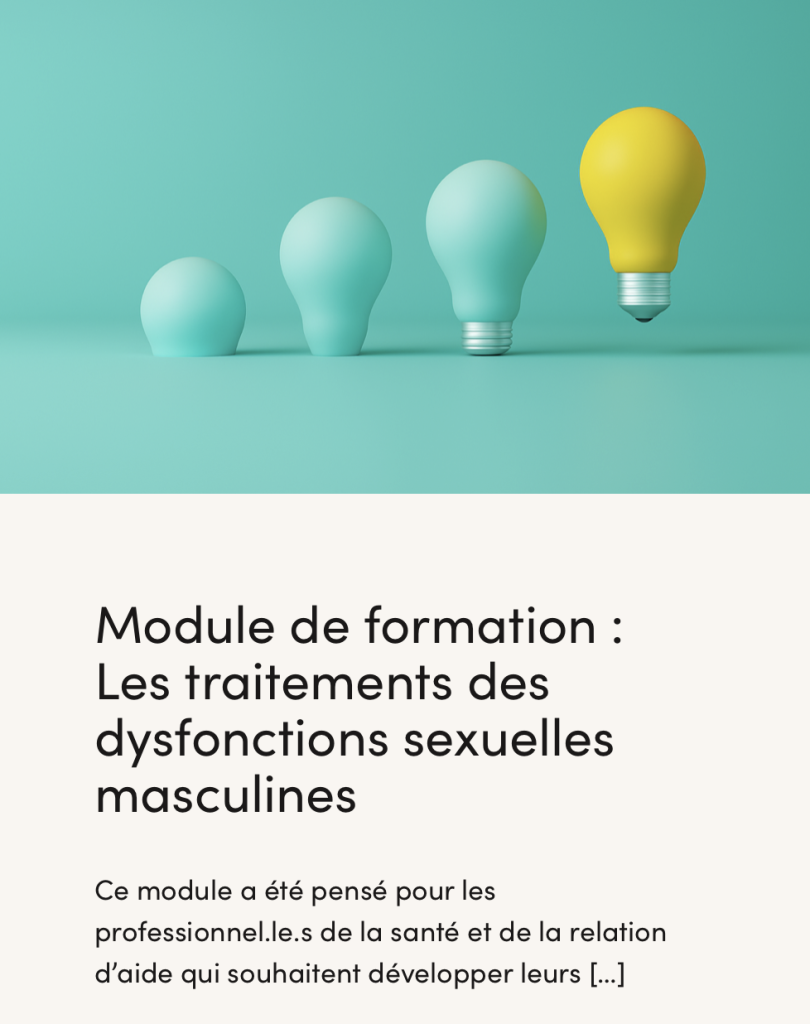 Certificat Sexopositive Module Traitement Des Dysfonctions Sexuelles Masculines